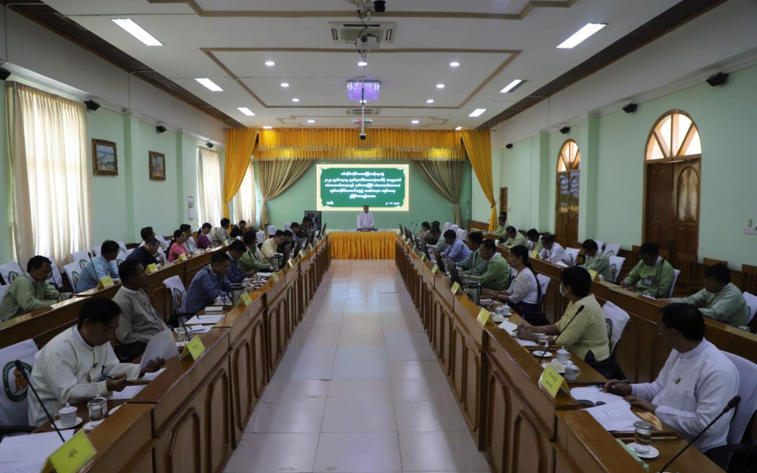 စစ်ကိုင်းတိုင်းဒေသကြီး ဝန်ကြီးချုပ် ဦးမြတ်ကျော် ၂၀၂၃-ခုနှစ်၊ စုပေါင်းမဟာဘုံကထိန် အလှူ တော်မင်္ဂလာအခမ်းအနားနှင့် ဒုတိယအကြိမ် သံဃာအပါး ၁၀၀၀ ဆွမ်းဆန်စိမ်း လောင်းလှူပွဲ အခမ်းအနားကျင်းပရေး ညှိနှိုင်းအစည်းအဝေး တက်ရောက်