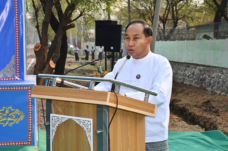 (၇၉)နှစ်မြောက်တပ်မတော်နေ့ကို ဂုဏ်ပြုကြိုဆိုသောအားဖြင့် မုံရွာမြို့၊ နန္ဒဝန်ရပ်ကွက်ရှိ စည်သူလမ်း နိုင်လွန်ကတ္တရာလမ်းသစ် ဖွင့်ပွဲအခမ်းအနား ကျင်းပ