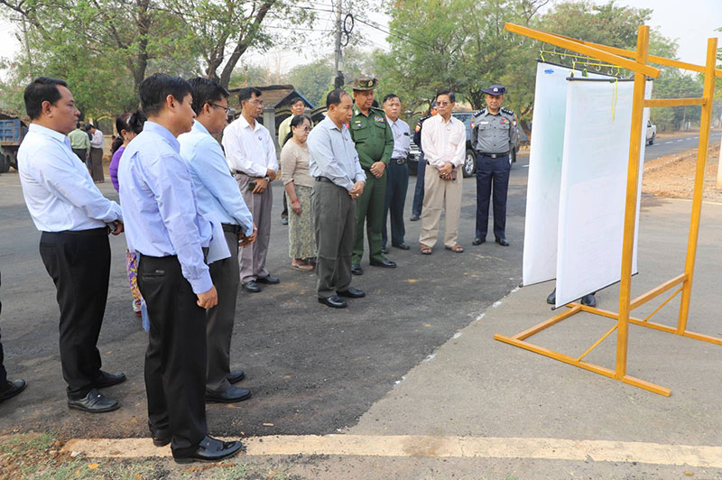 စစ်ကိုင်းတိုင်းဒေသကြီး ဝန်ကြီးချုပ် ဦးမြတ်ကျော် မုံရွာမြို့၊ ဒေသဖွံ့ဖြိုးရေးလုပ်ငန်းများ ဆောင်ရွက်နေမှု လိုက်လံကြည့်ရှုစစ်ဆေး