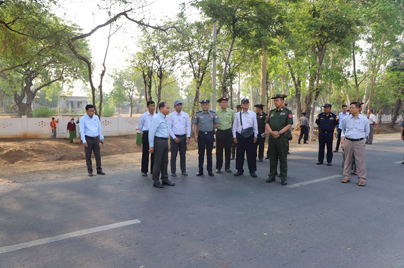 စစ်ကိုင်းတိုင်းဒေသကြီး ဝန်ကြီးချုပ် ဦးမြတ်ကျော် စုပေါင်းသန့်ရှင်းရေး လုပ်ငန်းများဆောင်ရွက်နေမှု ကြည့်ရှုစစ်ဆေး