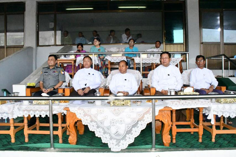 ၂၀၂၄-ခုနှစ်၊ စစ်ကိုင်းတိုင်းဒေသကြီးအစိုးရအဖွဲ့ ဝန်ကြီးချုပ်ဖလား ခရိုင်ပေါင်းစုံ အသက်(၂၁)နှစ် အောက် အမျိုးသား ဘောလုံးပြိုင်ပွဲ ဖွင့်ပွဲအခမ်းအနား ကျင်းပ