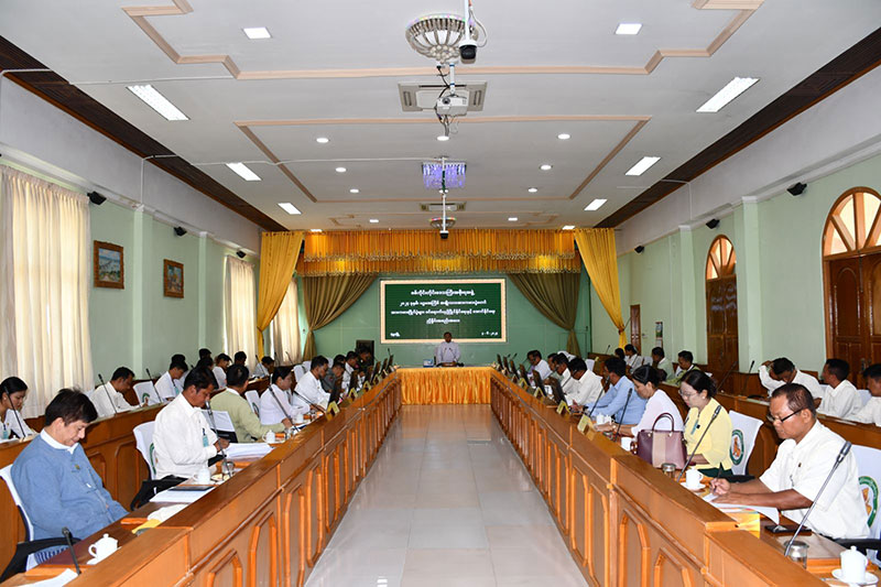 စစ်ကိုင်းတိုင်းဒေသကြီး ဝန်ကြီးချုပ် ဦးမြတ်ကျော် ၂၀၂၄-ခုနှစ်၊ ပဉ္စမအကြိမ်၊ အမျိုးသားအား ကစားပွဲတော် အားကစားပြိုင်ပွဲများသို့ ဝင်ရောက်ယှဉ်ပြိုင်နိုင်ရေးနှင့်အောင်နိုင်ရေး ညှိနှိုင်း အစည်းအဝေး တက်ရောက်