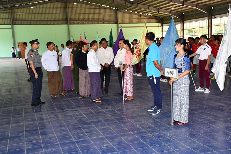 ၂၀၂၄-ခုနှစ်၊ စစ်ကိုင်းတိုင်းဒေသကြီးအစိုးရအဖွဲ့ ဝန်ကြီးချုပ်ဖလား ခရိုင်ပေါင်းစုံ အသက်(၂၅)နှစ် အောက် အမျိုးသား/အမျိုးသမီး ဖူဆယ်ပြိုင်ပွဲ ဖွင့်ပွဲအခမ်းအနား ကျင်းပ
