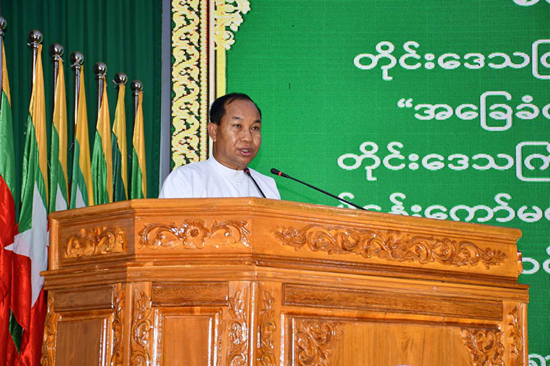 စစ်ကိုင်းတိုင်းဒေသကြီး ဝန်ကြီးချုပ် ဦးမြတ်ကျော် အခြေခံကွန်ပျူတာသင်တန်း (၄/၂၀၂၄)နှင့် အဆင့်မြင့်စက်ချုပ်သင်တန်း (၁/၂၀၂၄)ဖွင့်ပွဲအခမ်းအနား တက်ရောက်