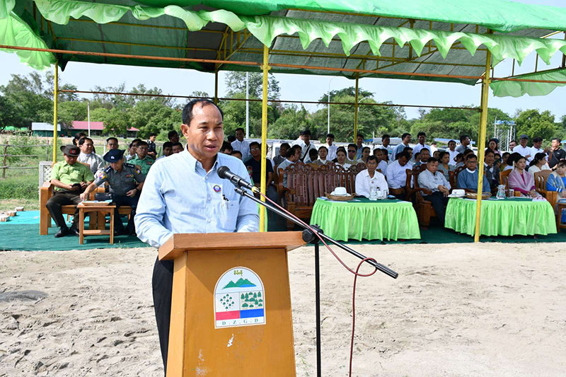 စစ်ကိုင်းမြို့၌ ၂၀၂၄-ခုနှစ်၊ ကမ္ဘာ့သဲကန္တာရဖြစ်ထွန်းမှုတိုက်ဖျက်ရေးနေ့နှင့် မိုးခေါင်ရေရှားမှု တိုက်ဖျက်ရေးနေ့ အထိမ်းအမှတ် မိုးရာသီသစ်ပင်စိုက်ပျိုးပွဲ အခမ်းအနား ကျင်းပ