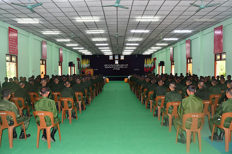 စစ်ကိုင်းတိုင်းဒေသကြီး ဝန်ကြီးချုပ် ဦးမြတ်ကျော် ကလေးမြို့၌ ပြည်သူ့စစ်မှုထမ်းအမှတ်စဉ် (၃/၂၀၂၄)ဖွင့်ပွဲ အခမ်းအနားတက်ရောက်