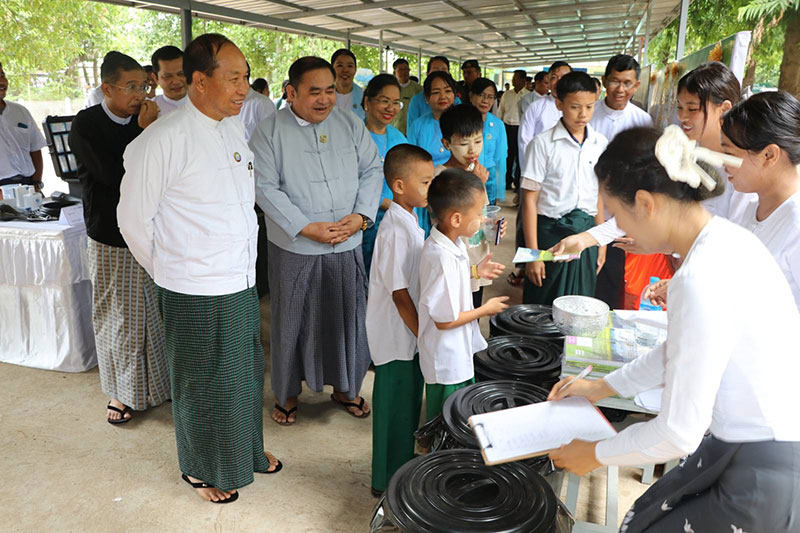 စစ်ကိုင်းတိုင်းဒေသကြီး မုံရွာမြို့တွင်   ကျောင်းစာကြည့်တိုက်များ ဖွံ့ဖြိုးတိုးတက်ရေးနှင့် စာဖတ်ရှိန်မြှင့်တင်ရေးလှုပ်ရှားမှု အခမ်းအနား  စည်ကားသိုက်မြိုက်စွာကျင်းပ