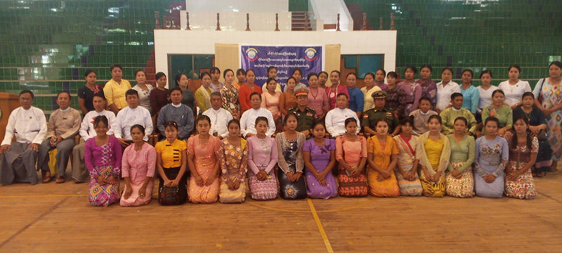 စစ်ကိုင်းတိုင်းဒေသကြီး ကလေးအလုပ်သမားပပျောက်ရေးဆိုင်ရာ အလုပ်အကိုင်အခွင့်အလမ်းများ ဖန်တီးပေးရေးလုပ်ငန်းကော်မတီကဖွင့်လှစ်သည့် လူသုံးကုန်ထုတ်လုပ်မှု နည်းပညာသင်တန်းဆင်းပွဲ ကျင်းပ