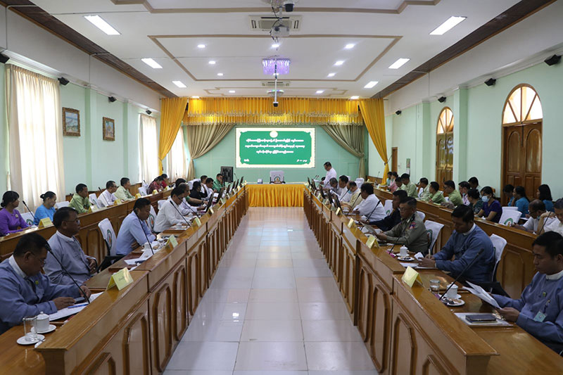 စစ်ကိုင်းတိုင်းဒေသကြီး မုံရွာမြို့၌ မျောက်ကျောက်ရောဂါ ကာကွယ်ထိန်းချုပ်ရေးနှင့် ကုသရေးလုပ်ငန်းဆိုင်ရာ ညှိနှိုင်းအစည်းအဝေး ကျင်းပ