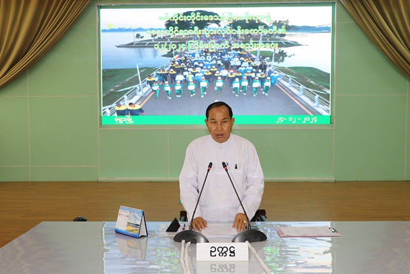 စစ်ကိုင်းတိုင်းဒေသကြီး ဝန်ကြီးချုပ် ဦးမြတ်ကျော် တိုင်းဒေသကြီး ဒေသဆိုင်ရာခရီးသွား လုပ်ငန်းကော်မတီ(၁၂/၂၀၂၄)အစည်းအဝေး တက်ရောက်