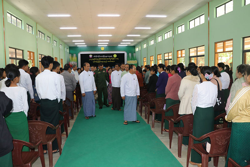 စစ်ကိုင်းတိုင်းဒေသကြီး ဝန်ကြီးချုပ် ဦးမြတ်ကျော် ၂၀၂၅-ခုနှစ်၊ တက္ကသိုလ်ဝင်တန်း အောင်ချက်မြင့်မားရေး လုပ်ငန်းညှိနှိုင်းဆွေးနွေးပွဲ အခမ်းအနား တက်ရောက်