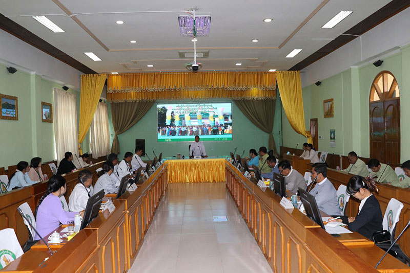 စစ်ကိုင်းတိုင်းဒေသကြီး ဝန်ကြီးချုပ် ဦးမြတ်ကျော် တိုင်းဒေသကြီး ဒေသဆိုင်ရာခရီးသွား လုပ်ငန်းကော်မတီ(၁/၂၀၂၅)အစည်းအဝေး တက်ရောက်