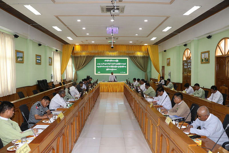 စစ်ကိုင်းတိုင်းဒေသကြီး ဝန်ကြီးချုပ် ဦးမြတ်ကျော် ၂၀၂၅-၂၀၂၆ ပညာသင်နှစ်၊ ကျောင်း နေနှုန်းမြင့်မားရေးနှင့် တက္ကသိုလ်ဝင်စာမေးပွဲ အောင်မြင်စွာပြန်လည်ဖြေဆိုနိုင်ရေး ညှိ နှိုင်းအစည်းအဝေး တက်ရောက်