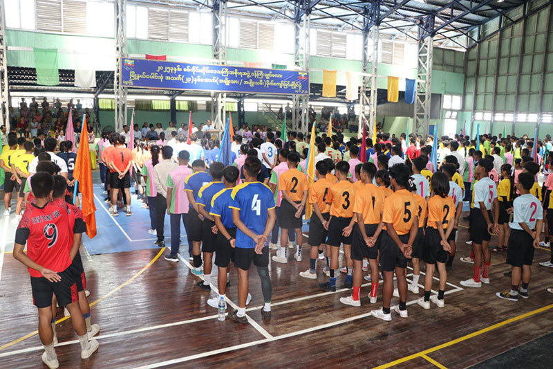 စစ်ကိုင်းတိုင်းဒေသကြီး၊ မုံရွာမြို့၌ ၂၀၂၅-ခုနှစ်၊ တိုင်းဒေသကြီး ဝန်ကြီးချုပ်ဖလား မြို့ နယ်ပေါင်းစုံ အသက်(၂၃)နှစ် အောက်အမျိုးသား/အမျိုးသမီး ပိုက်ကျော်ခြင်းပြိုင်ပွဲ ဖွင့်ပွဲကျင်းပ