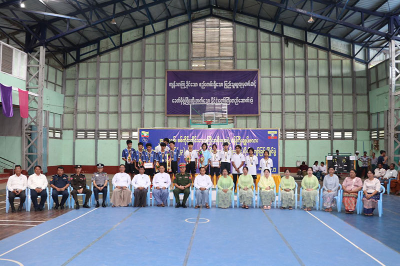 မုံရွာမြို့၌ ၂၀၂၅-ခုနှစ်၊ စစ်ကိုင်းတိုင်းဒေသကြီး ဝန်ကြီးချုပ်ဖလား မြို့နယ်ပေါင်းစုံ အသက်(၂၃)နှစ် အောက်အမျိုးသား/အမျိုးသမီး ပိုက်ကျော်ခြင်းပြိုင်ပွဲ ဆုချီးမြှင့်ပွဲအခမ်း အနား ကျင်းပ