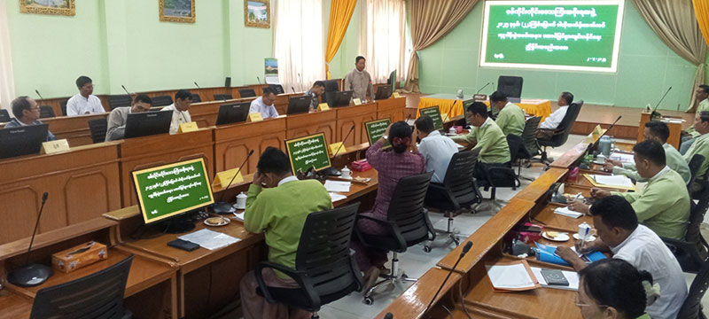 စစ်ကိုင်းတိုင်းဒေသကြီးအစိုးရအဖွဲ့ ၏ ၂၀၂၅ ခုနှစ် (၂၂) ကြိမ်မြောက် ဝါဆို သင်္ကန်းဆက်ကပ်လှူဒါန်းပွဲ အခမ်းအနား အောင်မြင်စွာ ကျင်းပပြုလုပ်နိုင်ရေးလုပ်ငန်းညှိနှိုင်းအစည်း အဝေး ကျင်းပ
