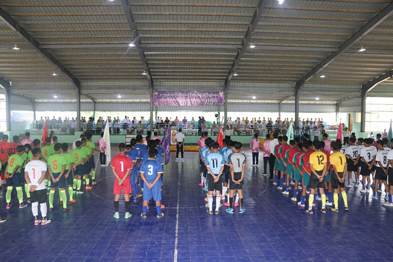 ၂၀၂၅-ခုနှစ်၊ စစ်ကိုင်းတိုင်းဒေသကြီး ဝန်ကြီးချုပ်ဖလား ခရိုင်ပေါင်းစုံ အသက်(၂၅)နှစ် အောက် အမျိုးသားဖူဆယ်ပြိုင်ပွဲ ဖွင့်ပွဲအခမ်အနား မုံရွာမြို့၌ ကျင်းပ