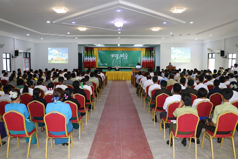 စစ်ကိုင်းတိုင်းဒေသကြီး ဝန်ကြီးချုပ် ဦးမြတ်ကျော် လူသုံးကုန်ထုတ်လုပ်မှုနည်းပညာသင်တန်း အမှတ်စဉ် (၁/၂၀၂၅-၂၀၂၆)သင်တန်းဆင်းပွဲ  အခမ်း အနား တက်ရောက်