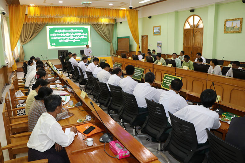 စစ်ကိုင်းတိုင်းဒေသကြီးအတွင်း အကြောင်း အမျိုးမျိုးကြောင့် ဖွင့်လှစ်နိုင်ခြင်းမရှိသည့် အခြေခံပညာကျောင်းများ ပြန်လည်ဖွင့်လှစ် နိုင်ရေး လုပ်ငန်းညှိနှိုင်းအစည်းအဝေး ကျင်းပ