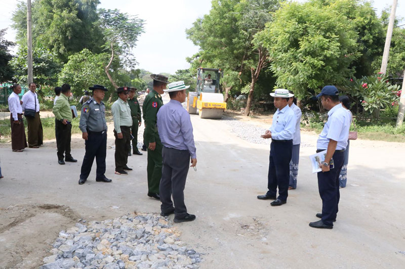 စစ်ကိုင်းတိုင်းဒေသကြီး ဝန်ကြီးချုပ် ဦးမြတ်ကျော် စစ်ကိုင်းမြို့ ဒေသဖွံ့ဖြိုးရေးလုပ်ငန်းများ ဆောင် ရွက်နေမှု လိုက်လံကြည့်ရှုစစ်ဆေး