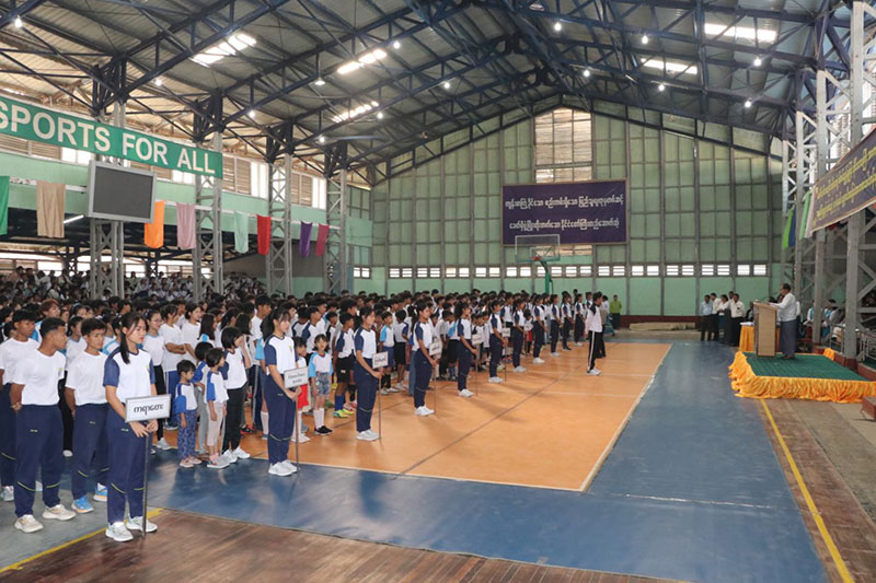 စစ်ကိုင်းတိုင်းဒေသကြီး ဝန်ကြီးချုပ် ဦးမြတ်ကျော် ၂၀၂၆-ခုနှစ်၊ နွေရာသီ အခြေခံအားကစားသင်တန်းများ ဖွင့်ပွဲအခမ်းအနား တက်ရောက်