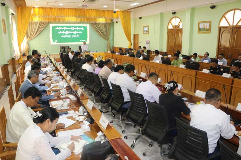 စစ်ကိုင်းတိုင်းဒေသကြီး ဝန်ကြီးချုပ် ဦးမြတ်ကျော် တိုင်းဒေသကြီးအစိုးရအဖွဲ့နှင့် တိုင်းဒေသကြီးအဆင့်ဌာနဆိုင်ရာများ လုပ်ငန်းညှိနှိုင်းအစည်း အဝေး(၂/၂၀၂၆)တက်ရောက်