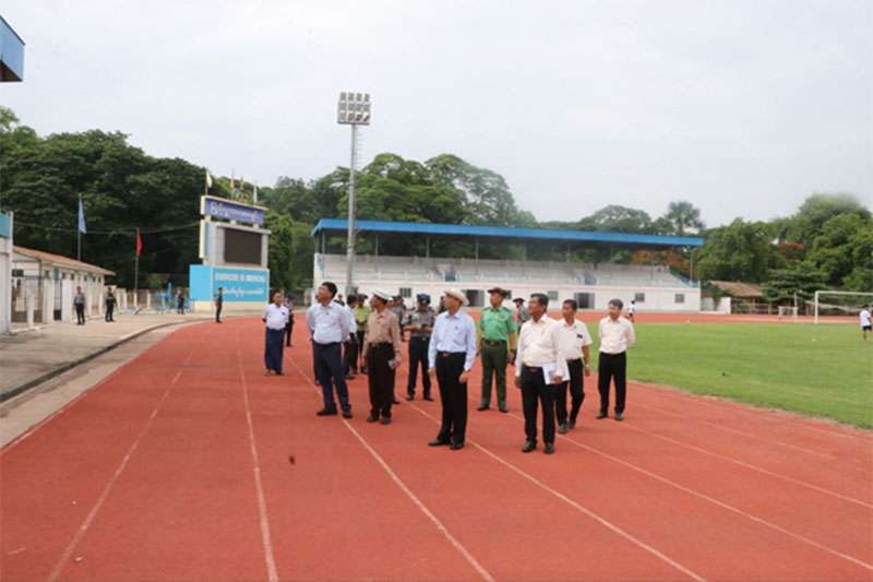 စစ်ကိုင်းတိုင်းဒေသကြီး ဝန်ကြီးချုပ် ဦးကိုလေး မုံရွာမြို့၊ ပြည်သူ့အားကစားကွင်းနှင့် အား ကစားနှင့်ကာယပညာသိပ္ပံ(မုံရွာ)ရှိ အားကစားကွင်းများ၊ လေ့ကျင့်ရေးအားကစားရုံများ ဆောင်ရွက်ထားရှိမှုများအား လိုက်လံကြည့်ရှု
