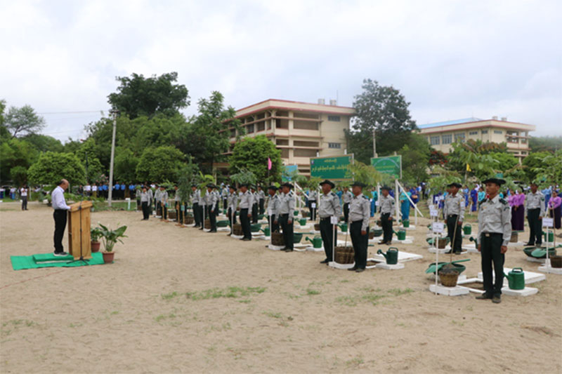 စစ်ကိုင်းတိုင်းဒေသကြီး ဝန်ကြီးချုပ် ဦးကိုလေး ၂၀၂၆-ခုနှစ်၊ မိုးရာသီစုပေါင်း သစ်ပင်စိုက်ပျိုးပွဲ အခမ်းအနားတတ်ရောက်